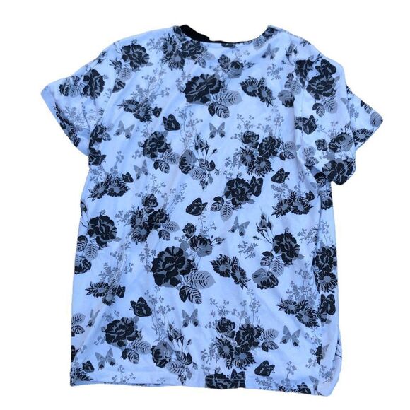 FOREVER 21 Floral T Shirt Large - Picture 2 of 5
